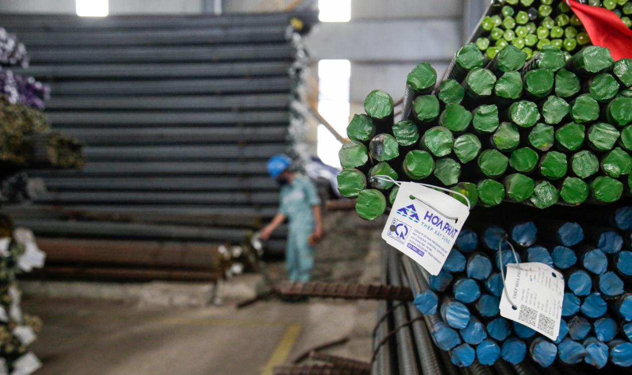 Lượng thép xây dựng xuất khẩu của Hoà Phát bán ra trong tháng 2 đạt 60.000 tấn, gấp gần 2 lần cùng kỳ