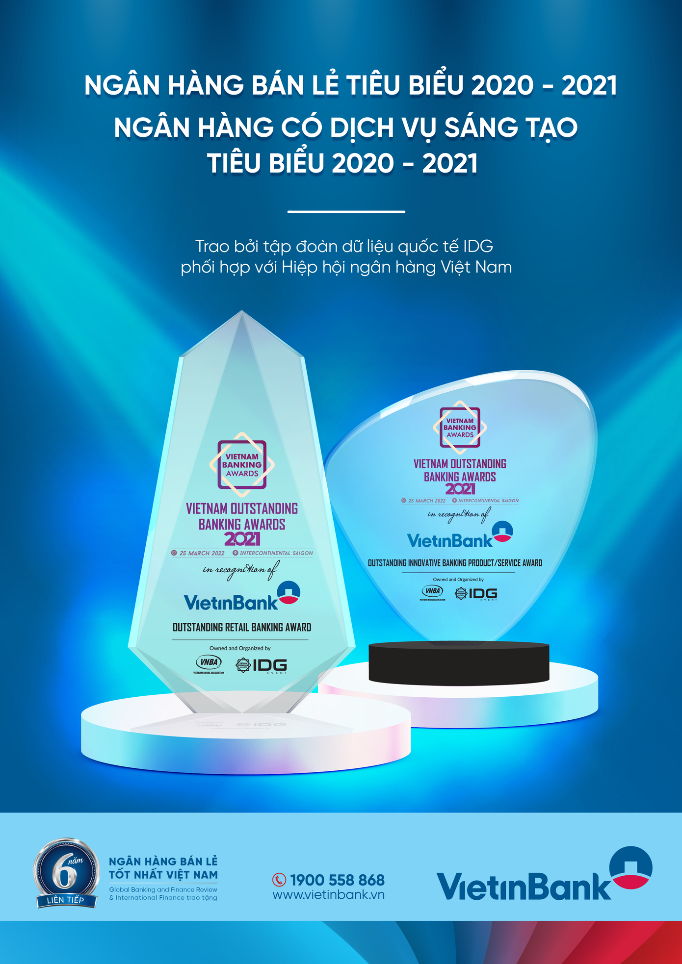 VietinBank nhận cú đúp giải thưởng