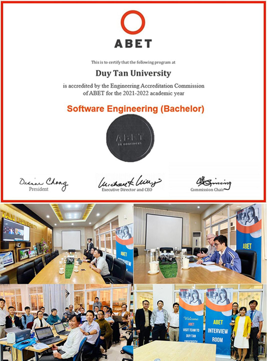 Duy Tân là trường đại học Việt Nam có nhiều chương trìnhđược kiểm định ABET nhất Duy Tân là trường đại học Việt Nam có nhiều chương trìnhđược kiểm định ABET nhất