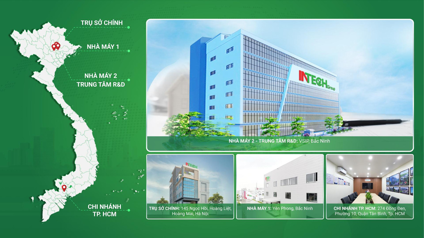 Các văn phòng, trụ sở của INTECH Group