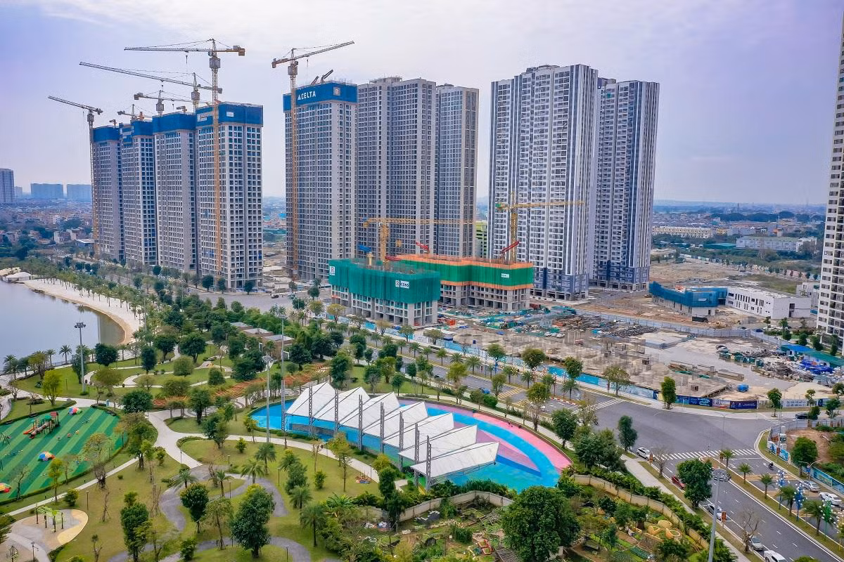 Hình ảnh thực tế dự án vào cuối tháng 02/2022. Hình ảnh thực tế dự án vào cuối tháng 02/2022.
