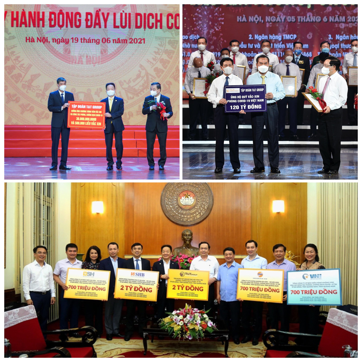 T&T Group là một trong những doanh nghiệp luôn đi đầu trong các phong trào chống COVID-19 trên khắp cả nước T&T Group là một trong những doanh nghiệp luôn đi đầu trong các phong trào chống COVID-19 trên khắp cả nước