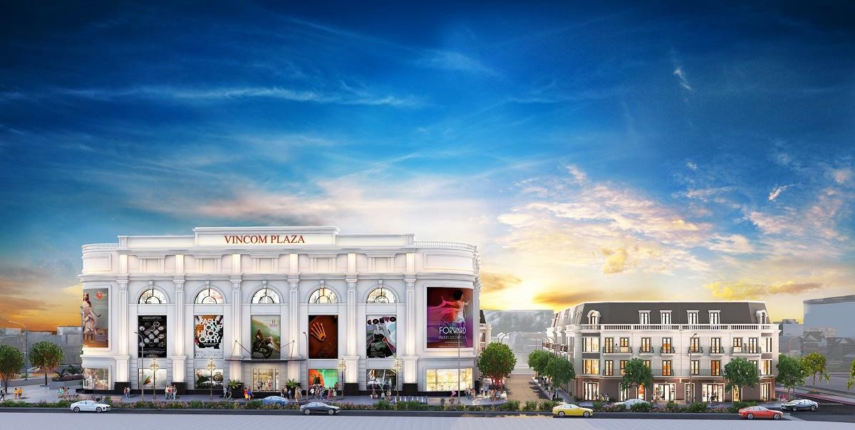 Trung tâm thương mại Vincom Plaza là lợi thế độc tôn của các dự án Vincom Shophouse