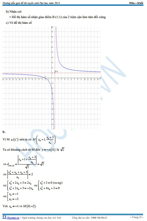 Bài giải đề thi môn Toán ảnh 3