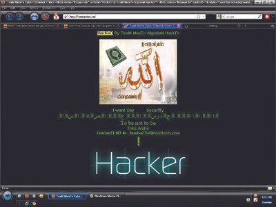 Vietnamnet bị hacker tấn công . Ảnh: TL Vietnamnet bị hacker tấn công