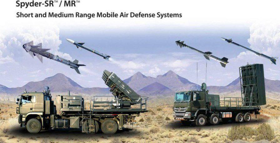 Hệ thống phòng thủ tên lửa di động tầm ngắn và tầm trung Spyder của Israel. Ảnh: Topwar.