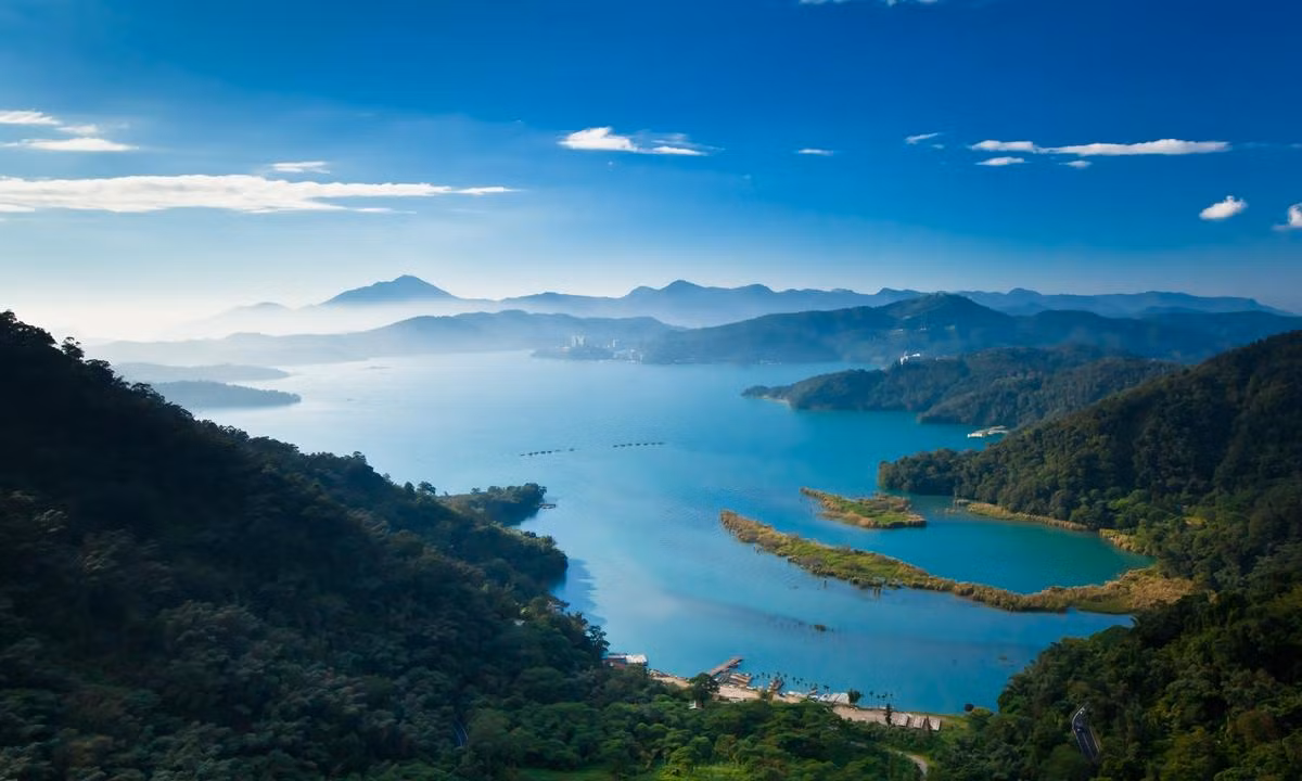 Hồ Nhật Nguyệt ở Đài Loan (Trung Quốc). Ảnh: VCG.