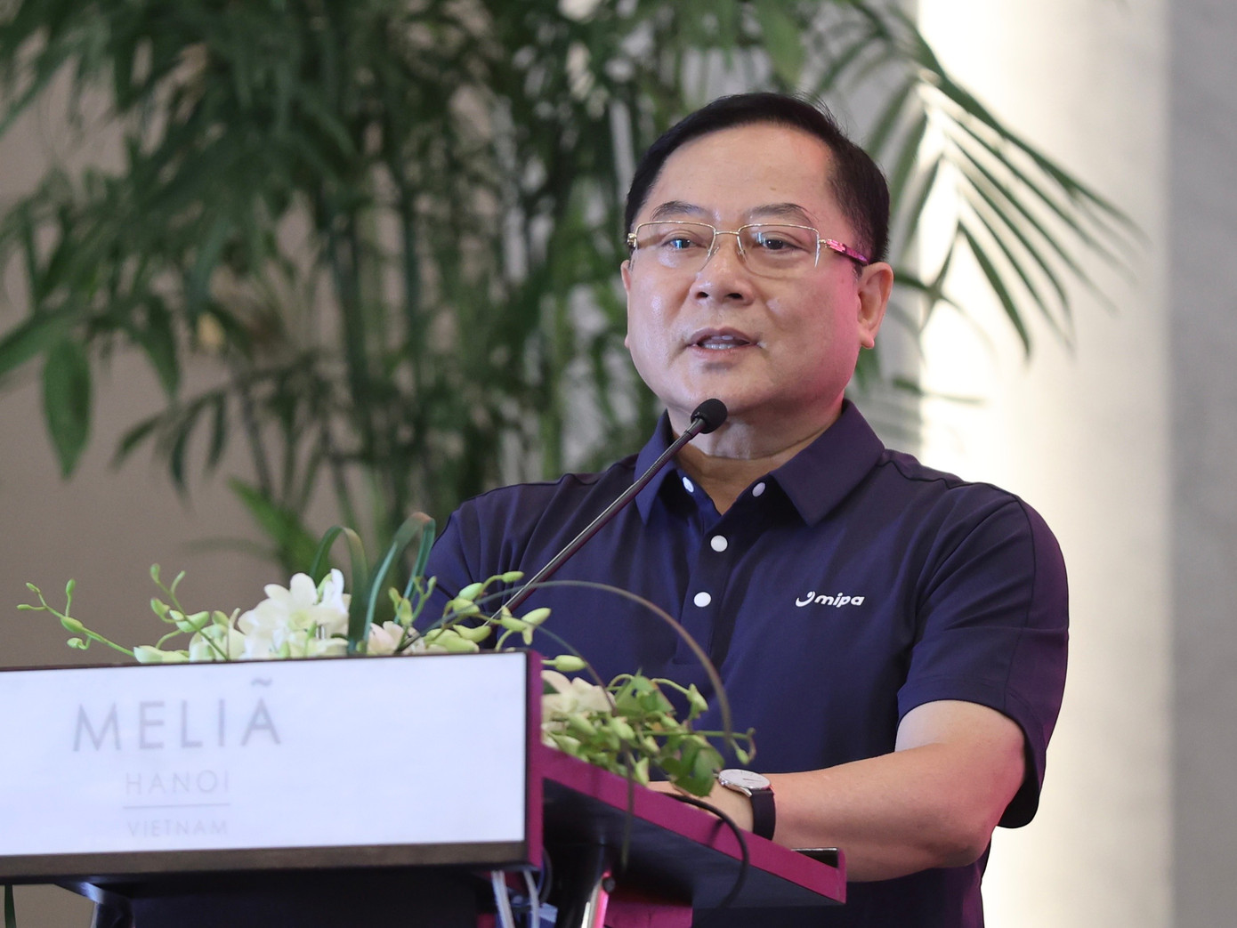 Nhà báo Lê Xuân Sơn - Tổng Biên tập báo Tiền Phong, đồng Trưởng ban Tổ chức giải.