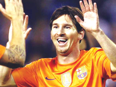 Messi lại mang về chiến thắng cho Barca trong ngày lên chức bố. Ảnh: NTB scanpix