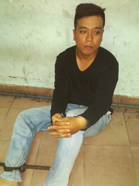 Tên Tuân đang bị bắt giữ tại cơ quan công an