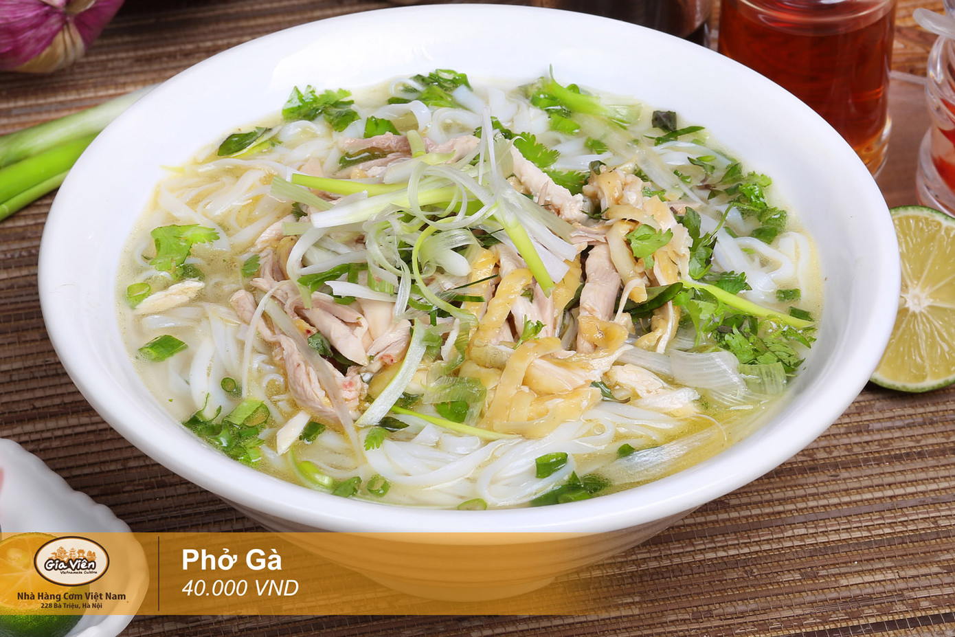 Phở gà – Món ăn sáng ưa thích của người Hà Nội 