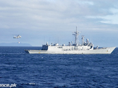 Tàu khu trục lớp Perry được trang bị tên lửa dẫn hướng	Ảnh: Defence.pk