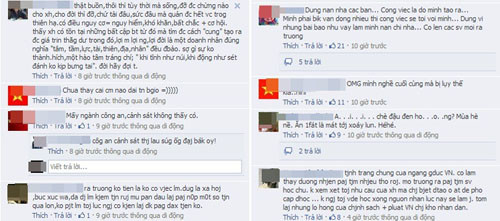 Bài thơ nhận được nhiều ý kiện bình luận khác nhau