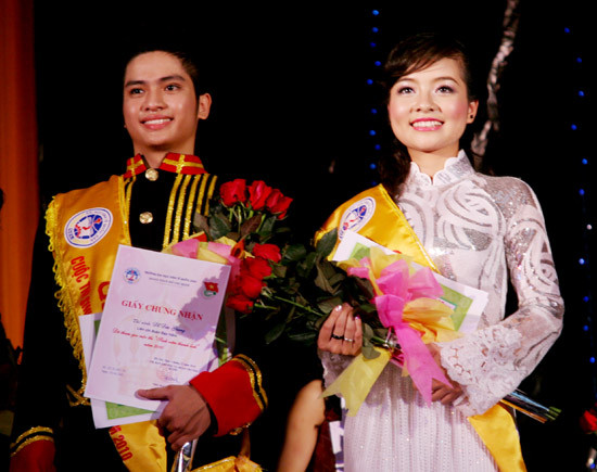 Cặp đôi xếp thứ ba Nguyễn Trọng Đạt – Nguyễn Thanh Thanh Bình