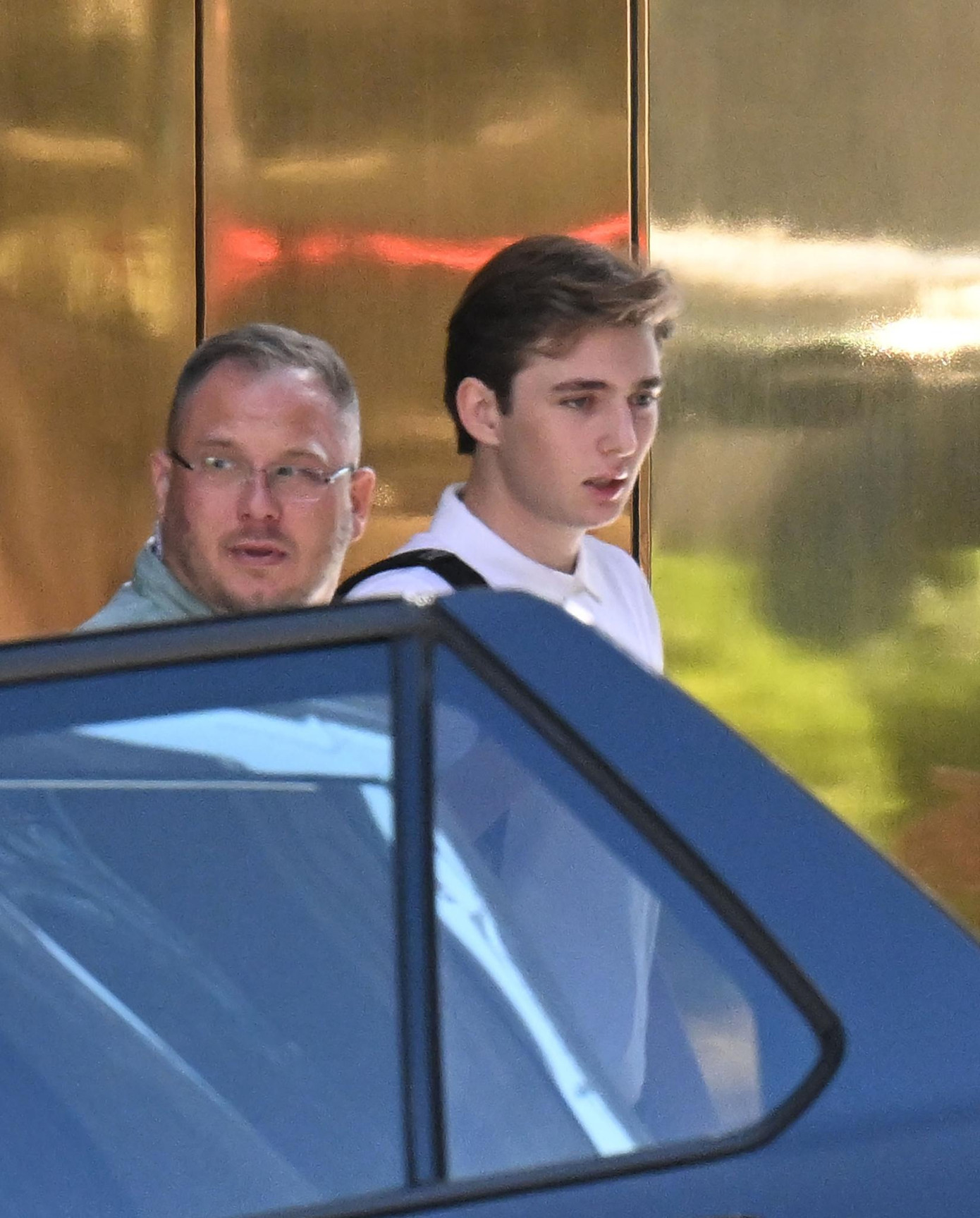 Barron Trump chính thức trở thành tân sinh viên vào ngày 4/9. Ảnh: NYPost.