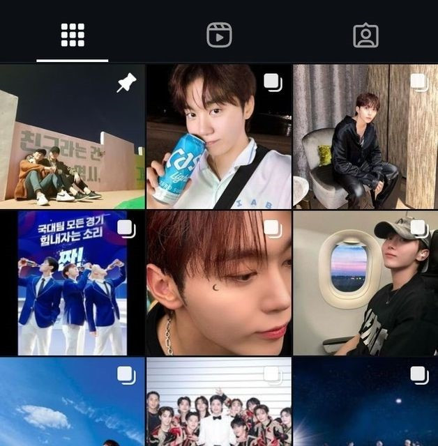 Hồ sơ Instagram của Seungkwan với bài đăng của Moonbin được ghim. Hồ sơ Instagram của Seungkwan với bài đăng của Moonbin được ghim.