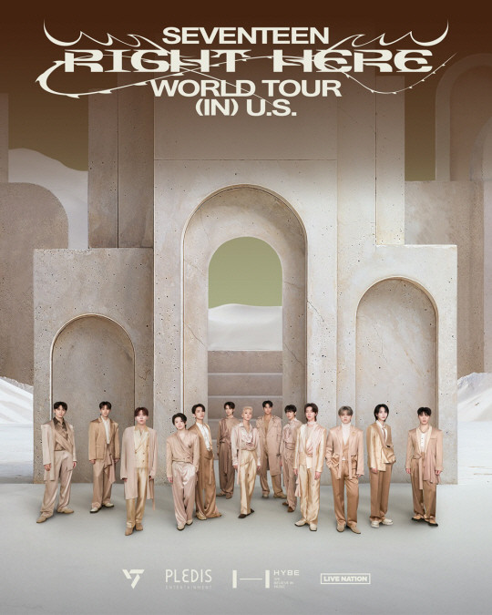 Nhóm nhạc SEVENTEEN (S.Coups, Jeonghan, Joshua, Jun, Hoshi, Wonwoo, Woozi, The8, Mingyu, DK, Seungkwan, Vernon, Dino) sẽ tổ chức world tour tại Mỹ và Nhật Bản từ tháng 10 đến tháng 12/2024. Chuyến lưu diễn sẽ diễn ra tại 5 thành phố ở Hoa Kỳ và 4 thành phố ở Nhật Bản. SEVENTEEN cũng dự kiến sẽ xuất hiện với tư cách là người dẫn đầu tại Lollapalooza Berlin, sẽ được tổ chức tại Sân vận động Olympic Berlin, Đức vào ngày 8/9 (theo giờ địa phương). Nhóm nhạc SEVENTEEN (S.Coups, Jeonghan, Joshua, Jun, Hoshi, Wonwoo, Woozi, The8, Mingyu, DK, Seungkwan, Vernon, Dino) sẽ tổ chức world tour tại Mỹ và Nhật Bản từ tháng 10 đến tháng 12/2024. Chuyến lưu diễn sẽ diễn ra tại 5 thành phố ở Hoa Kỳ và 4 thành phố ở Nhật Bản. SEVENTEEN cũng dự kiến sẽ xuất hiện với tư cách là người dẫn đầu tại Lollapalooza Berlin, sẽ được tổ chức tại Sân vận động Olympic Berlin, Đức vào ngày 8/9 (theo giờ địa phương).