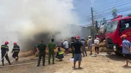 Hiện trường vụ cháy.