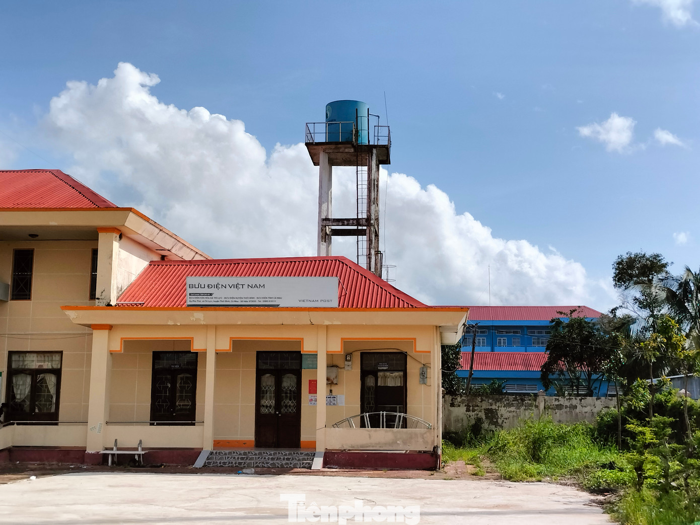 Xã Trí Lực có duy nhất một trạm cấp nước được đầu tư từ năm 2017.