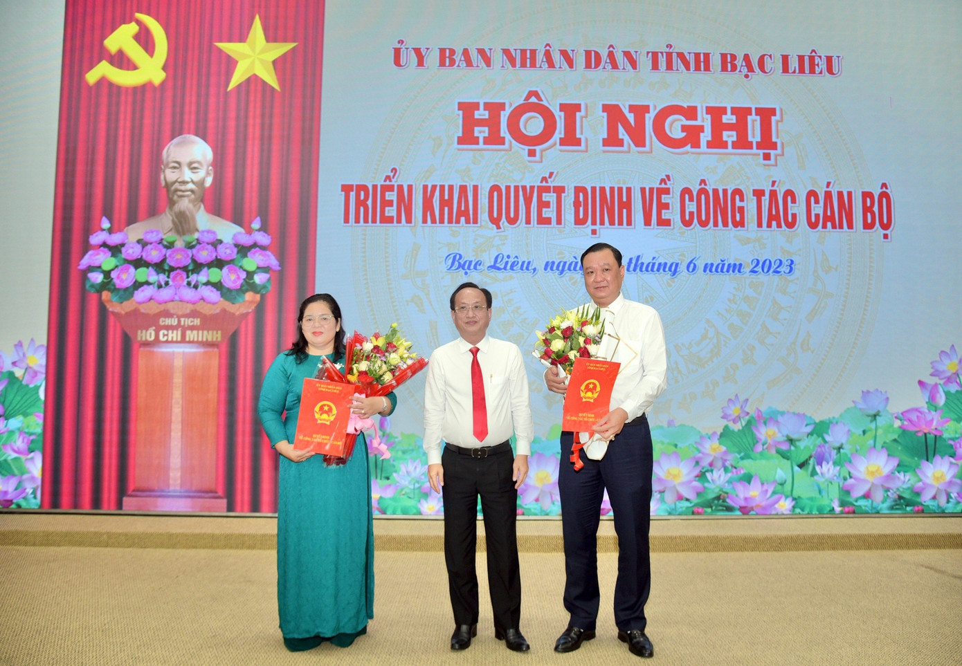 Lễ công bố quyết định bổ nhiệm Giám đốc Sở Tài chính, Giám đốc Sở Kế hoạch và Đầu tư.