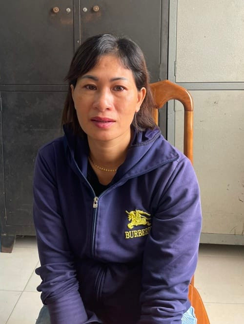 Phạm Thị Thanh tại cơ quan công an. (Ảnh: Công an cung cấp). Phạm Thị Thanh tại cơ quan công an. (Ảnh: Công an cung cấp).
