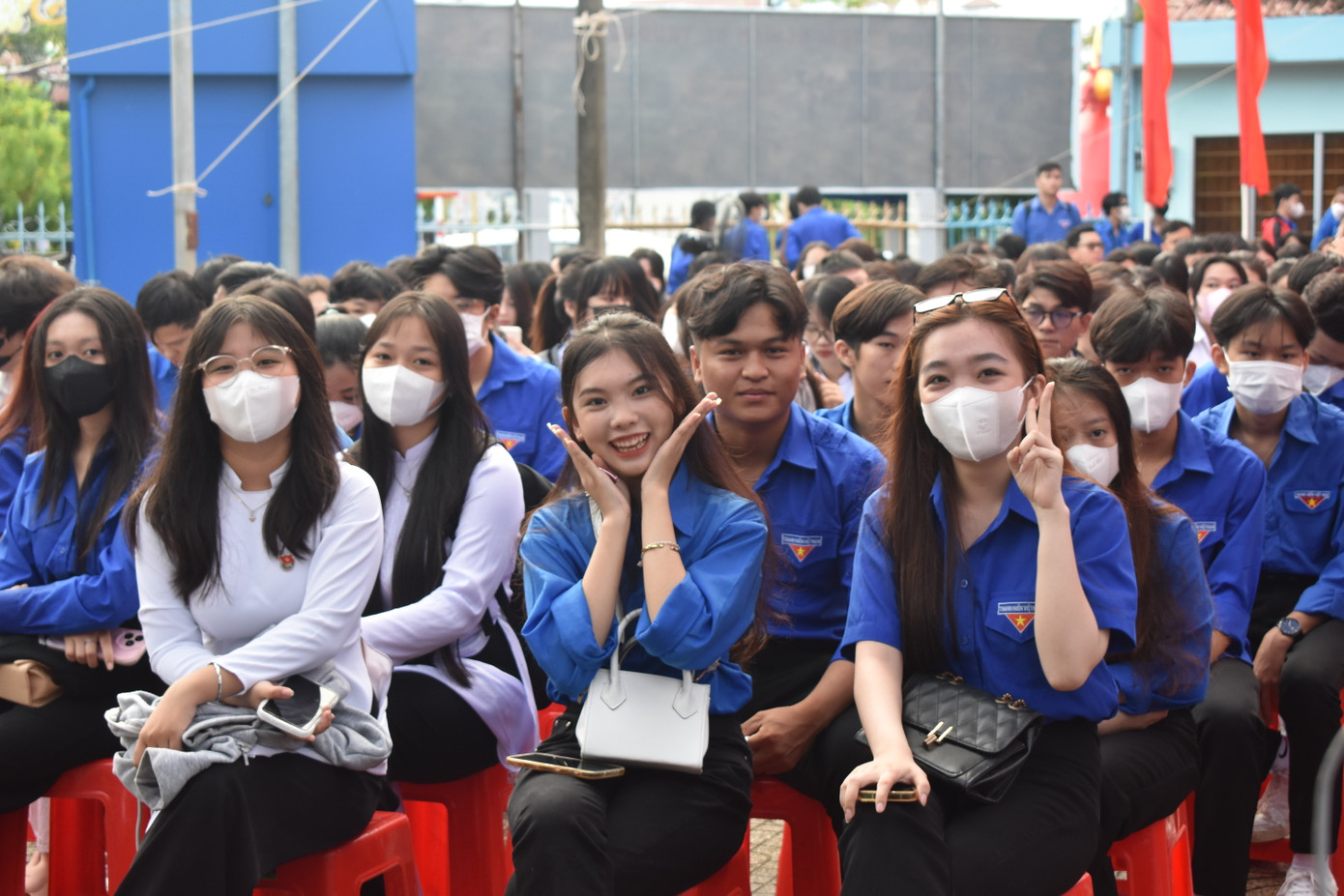 Gần 1.000 đoàn viên, thanh niên, học sinh, sinh viên trên địa bàn tỉnh Cà Mau tham dự ngày hội.