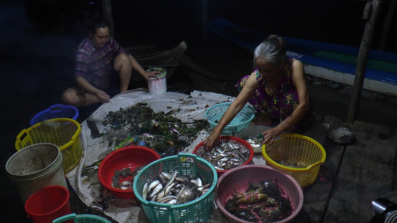 Theo kinh nghiệm của những người đóng đáy, ở những tuyến sông nước càng chảy mạnh thì càng thu được nhiều cá tôm. Những hàng đáy được kết từ những chiếc ghe ở những nơi có mực nước sâu hơn 30m này sẽ chảy xiết và cho thu hoạch nhiều cá tôm hơn sông khác. Theo kinh nghiệm của những người đóng đáy, ở những tuyến sông nước càng chảy mạnh thì càng thu được nhiều cá tôm. Những hàng đáy được kết từ những chiếc ghe ở những nơi có mực nước sâu hơn 30m này sẽ chảy xiết và cho thu hoạch nhiều cá tôm hơn sông khác.