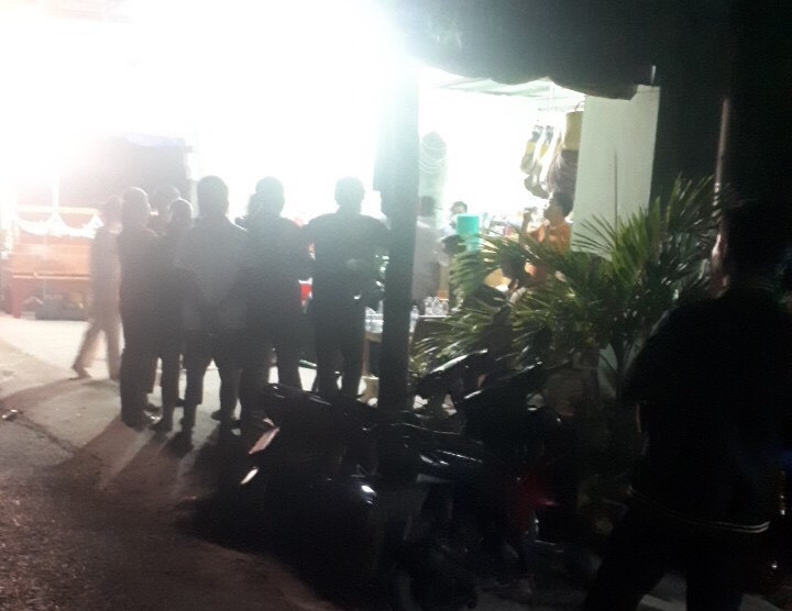 Hiện trường vụ việc.