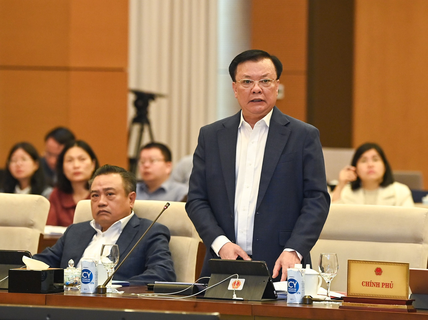 Bí thư Thành ủy Hà Nội Đinh Tiến Dũng. Ảnh: Như Ý