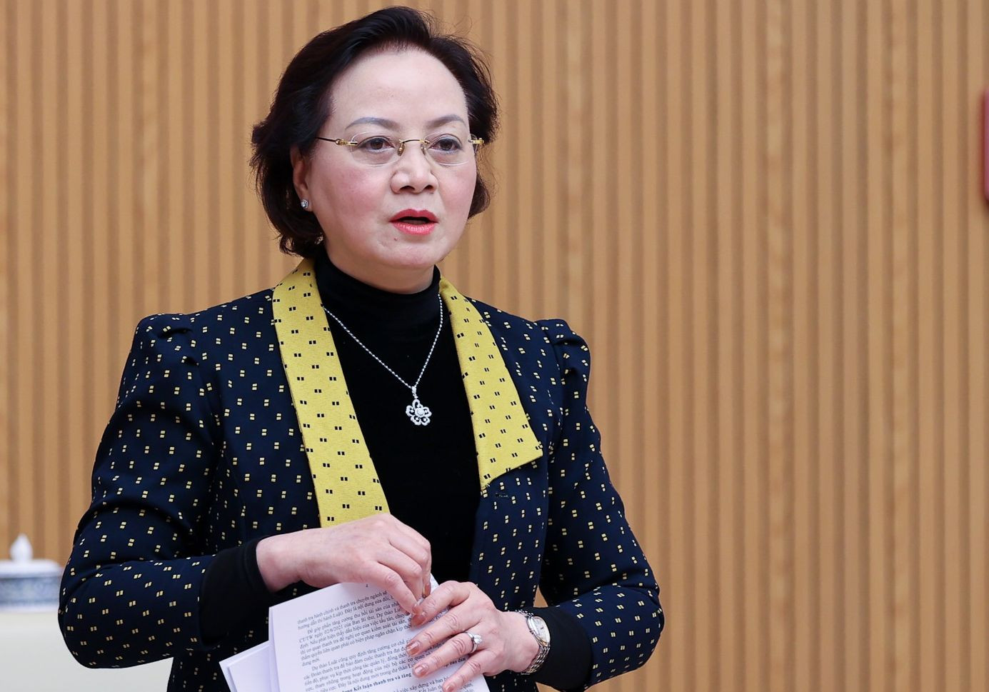 Bộ trưởng Nội vụ Phạm Thị Thanh Trà.