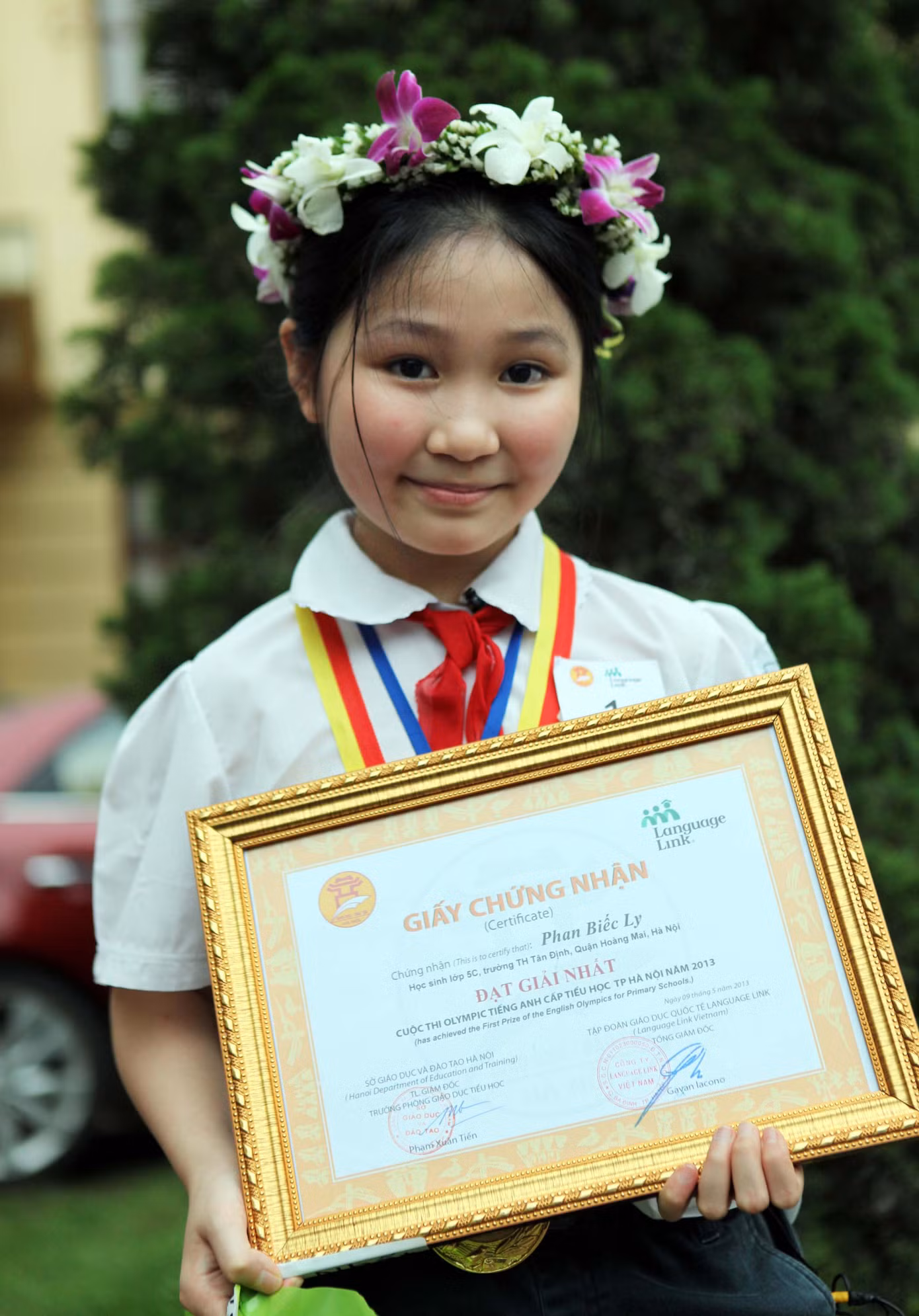 Phan Biếc Ly, Quán quân Olympic tiếng Anh tiểu học 2013