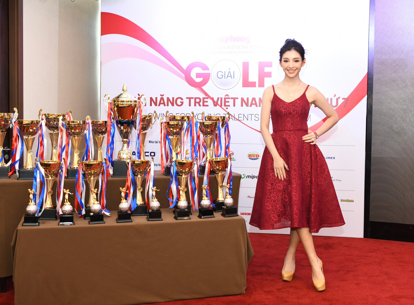 Lê Thanh Tú là người đẹp đam mê bộ môn golf, từng thi đấu tại một số mùa giải của Tiền Phong Golf Championship 2023.