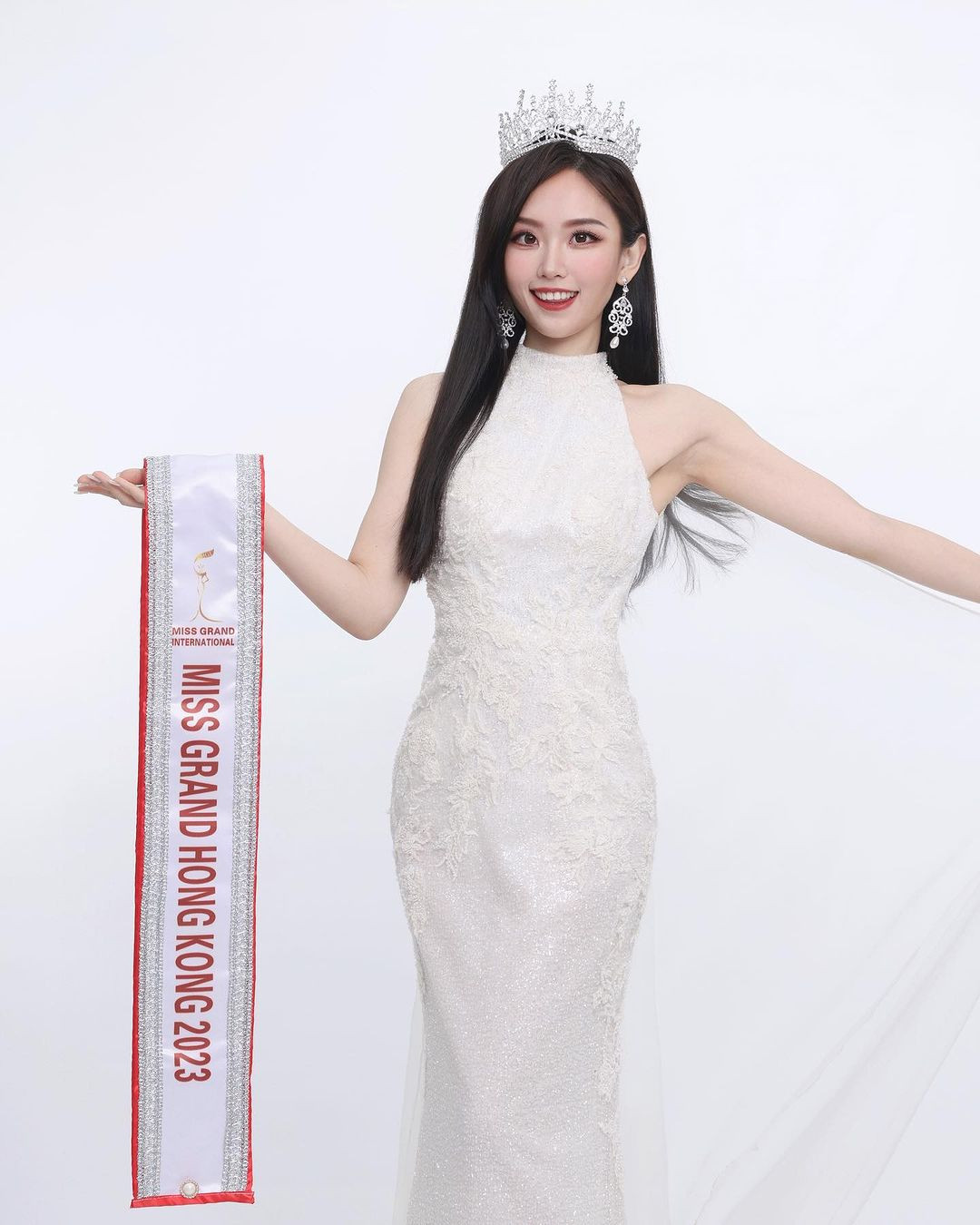 Người đẹp Hong Kong (Trung Quốc) gây chú ý ở cuộc thi Hoa hậu Hòa bình Quốc tế 2023.