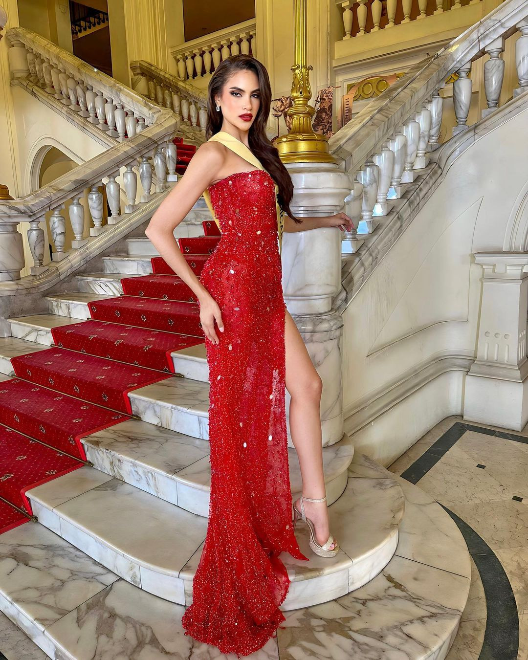 Skarxi Marie sinh ra tại Cộng hòa Dominica nhưng hiện học tập và làm việc tại Mỹ. Cô có kinh nghiệm tạo dáng, biểu cảm trước ống kính nhờ làm người mẫu. Đây được xem là thế mạnh của Skarxi Marie tại cuộc thi Hoa hậu Hòa bình Quốc tế 2023.