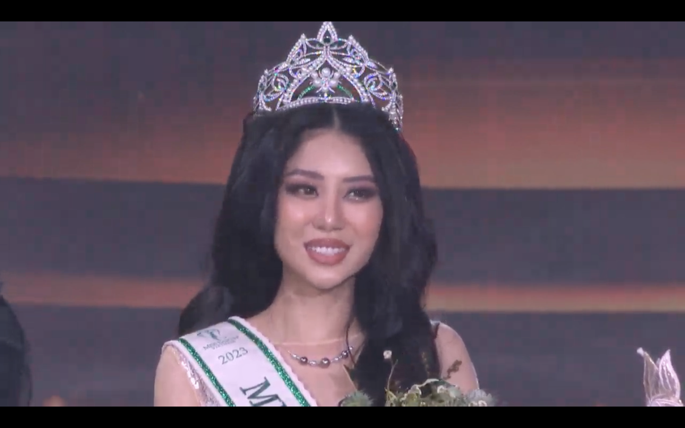 Các danh hiệu Miss Earth Vietnam 2023 Đỗ Thị Lan Anh, Miss Air Vietnam 2023 Nguyễn Thị Thu Trang, Miss Fire Vietnam 2023 Hoàng Thị Kim Chi, Miss Water Vietnam 2023 Hoàng Thị Yến Nhi.