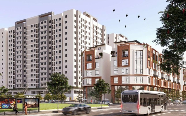 Phối cảnh dự án NƠXH gần 4.900 tỷ đồng tại tổng kho 3 Lạc Viên, quận Ngô Quyền (Hải Phòng). Phối cảnh dự án NƠXH gần 4.900 tỷ đồng tại tổng kho 3 Lạc Viên, quận Ngô Quyền (Hải Phòng).