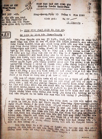 Giải mật chuyên án bắt gián điệp đầu tiên ở Miền Bắc ảnh 1