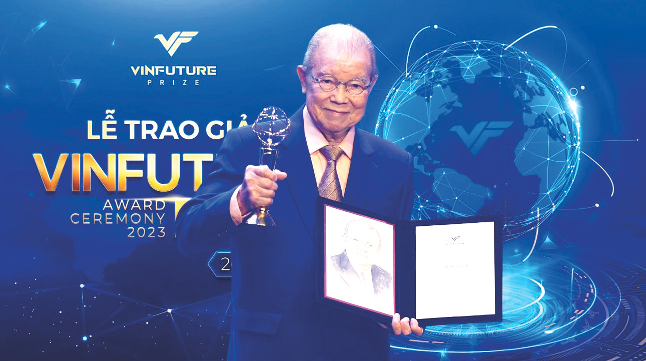 GS. Võ Tòng Xuân nhận giải thưởng Vinfuture năm 2023 GS. Võ Tòng Xuân nhận giải thưởng Vinfuture năm 2023