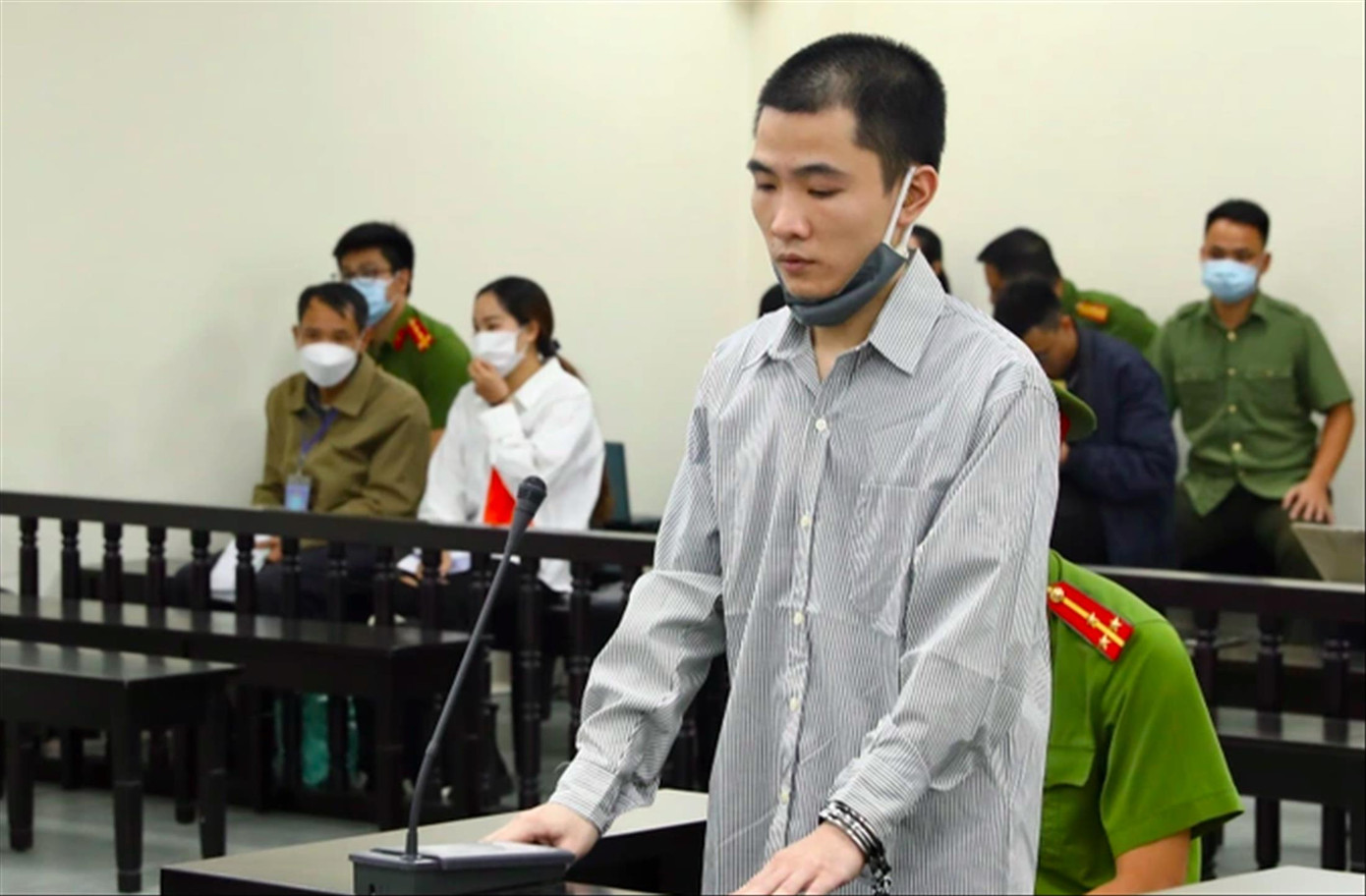 Bị cáo Nguyễn Trung Huyên Bị cáo Nguyễn Trung Huyên