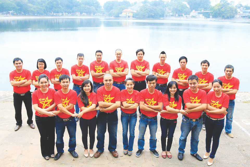 Khối Truyền thông điện tử dịp 60 năm Báo Tiền Phong xuất bản số đầu tiên, năm 2013.