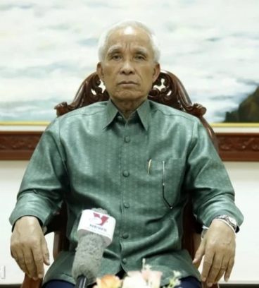 Ông Khamphanh Pheuyavong, Bí thư Trung ương Đảng, Trưởng Ban Tuyên huấn Trung ương Đảng Nhân dân Cách mạng Lào. Ảnh: KLP