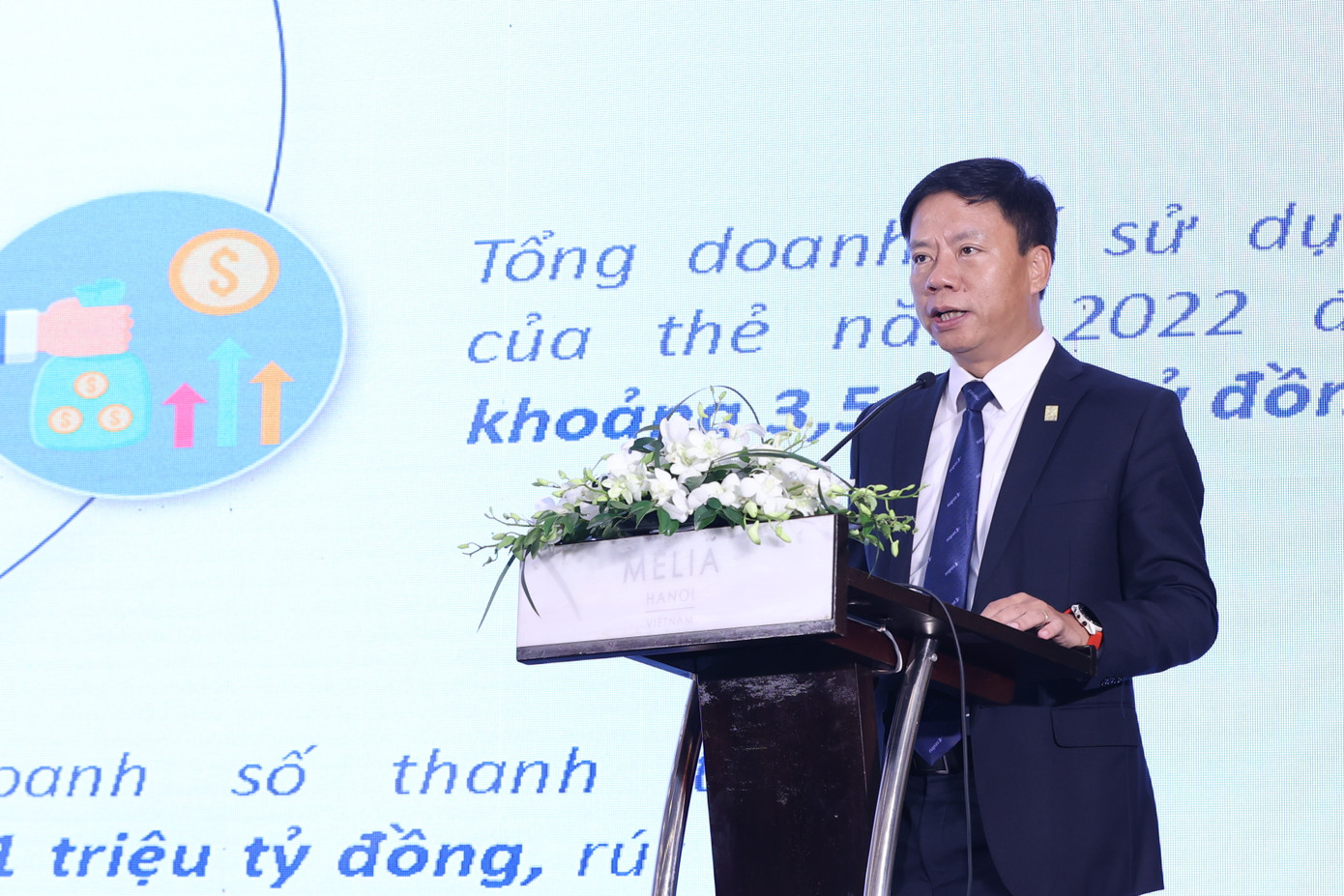 Ông Nguyễn Quang Minh, Tổng giám đốc Công ty Cổ phần Thanh toán Quốc gia Việt Nam (NAPAS) Ảnh: Trọng Tài