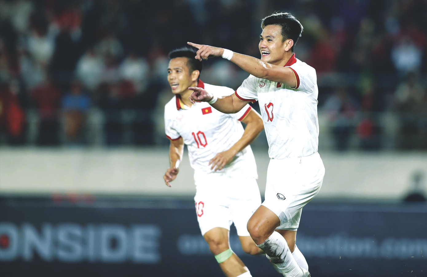 Tấn Tài ngày càng nổi bật bên hành lang cánh đội tuyển Việt Nam Ảnh: Hữu Phạm Tấn Tài ngày càng nổi bật bên hành lang cánh đội tuyển Việt Nam Ảnh: Hữu Phạm