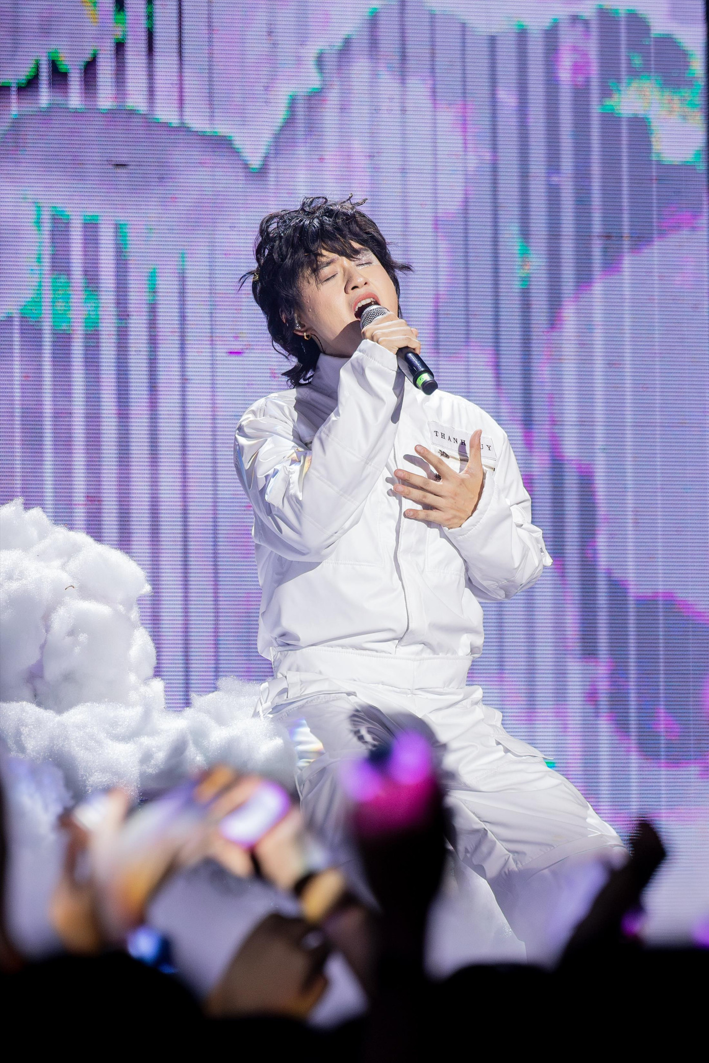 Có khi chính Thanh Duy cũng chưa ý thức hết về giọng hát thuộc hàng hiếm của mình. Ảnh:BTC Có khi chính Thanh Duy cũng chưa ý thức hết về giọng hát thuộc hàng hiếm của mình. Ảnh:BTC