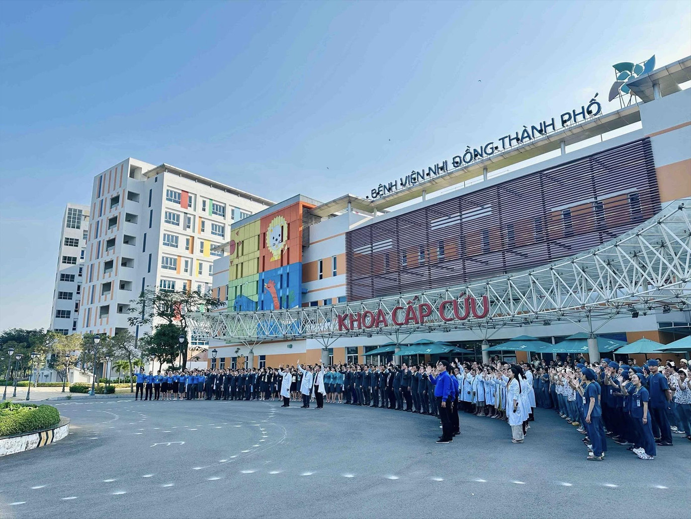 Bệnh viện Nhi đồng Thành phố. Ảnh: Bệnh viện cung cấp