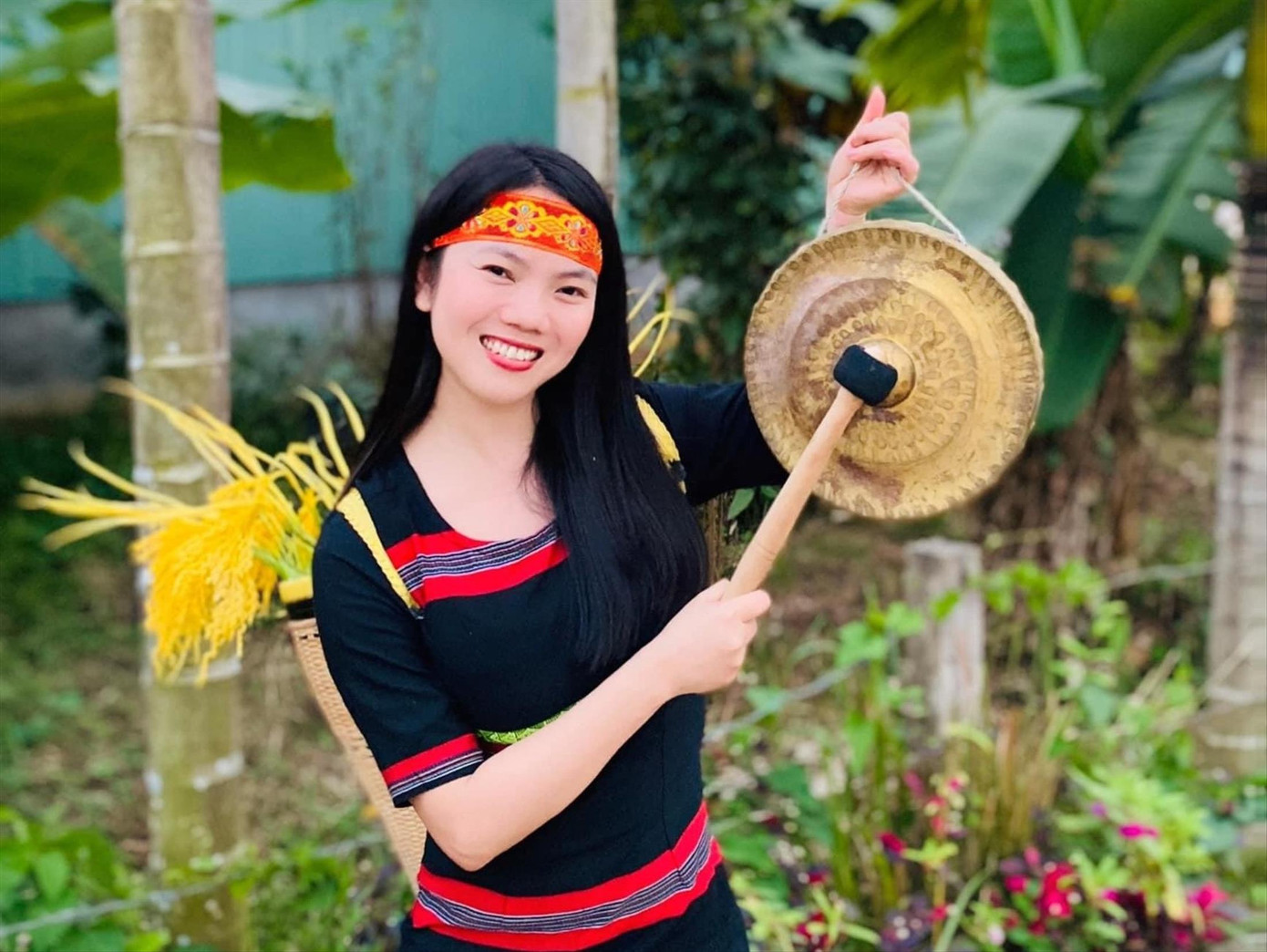 Võ Thị Minh Nga táo bạo về vùng núi khởi nghiệp. Ảnh: NVCC