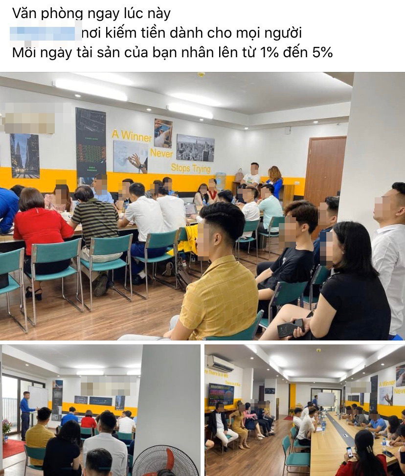 Hình ảnh quảng cáo của một sàn cho thấy rất đông người quan tâm đến loại hình này Hình ảnh quảng cáo của một sàn cho thấy rất đông người quan tâm đến loại hình này