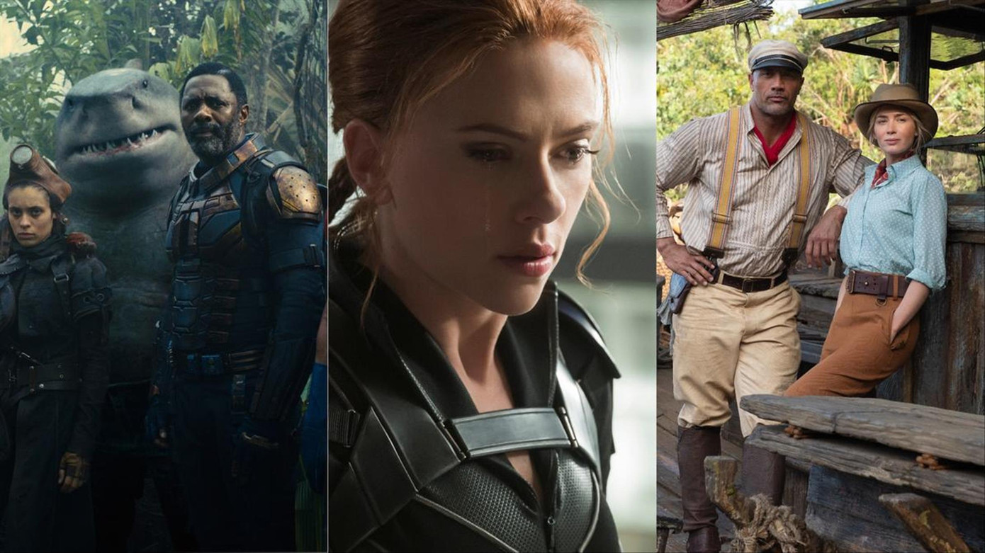 Một số phim bom tấn như The Suicide Squad, Black Widow, Jungle Cruise thành bom xịt