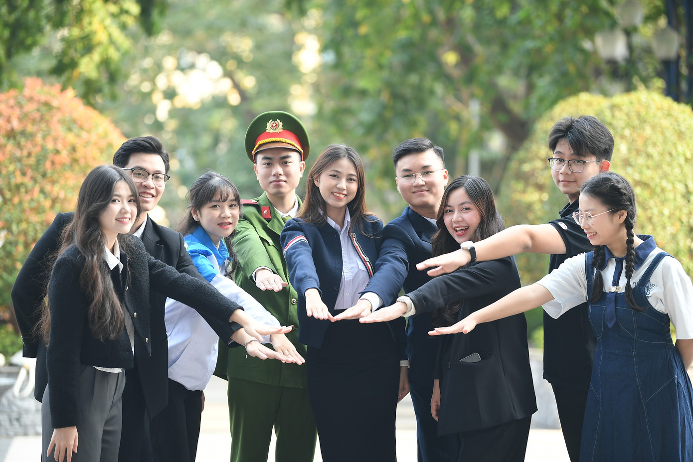 Sinh viên có được khát vọng, ý chí, quyết tâm ắt sẽ thành công. Ảnh: Dương Triều Sinh viên có được khát vọng, ý chí, quyết tâm ắt sẽ thành công. Ảnh: Dương Triều