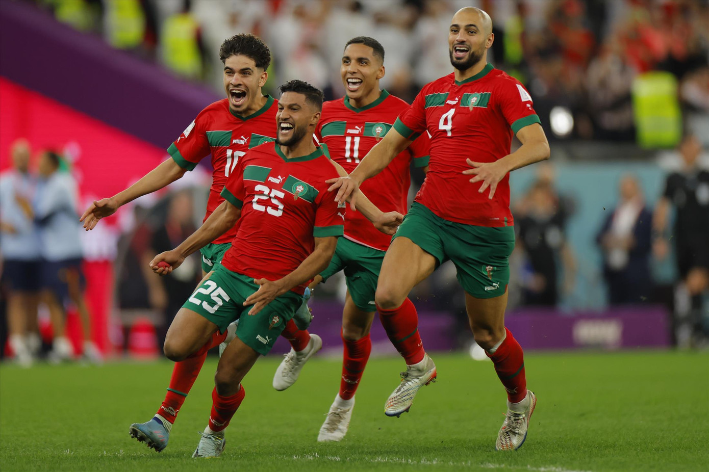 ĐT Morocco đã gây tiếng vang tại World Cup 2022 ĐT Morocco đã gây tiếng vang tại World Cup 2022